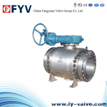 API6d Manual Three Pieces Trunnion Mounted Ball Valve